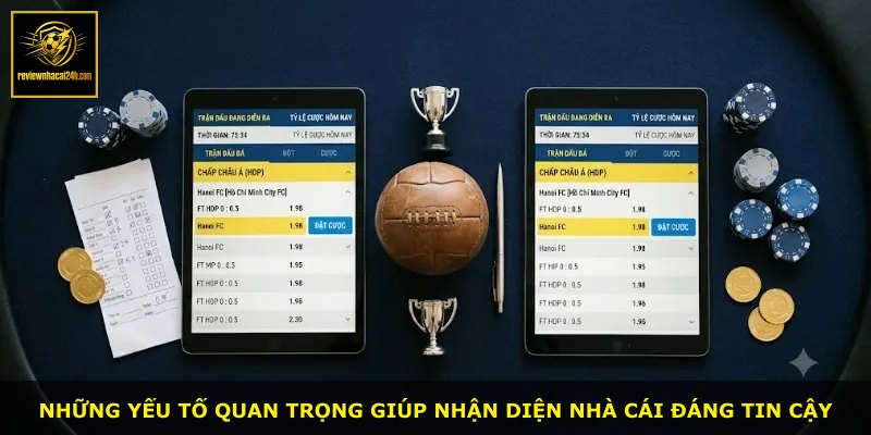 Những yếu tố quan trọng giúp nhận diện nhà cái đáng tin cậy